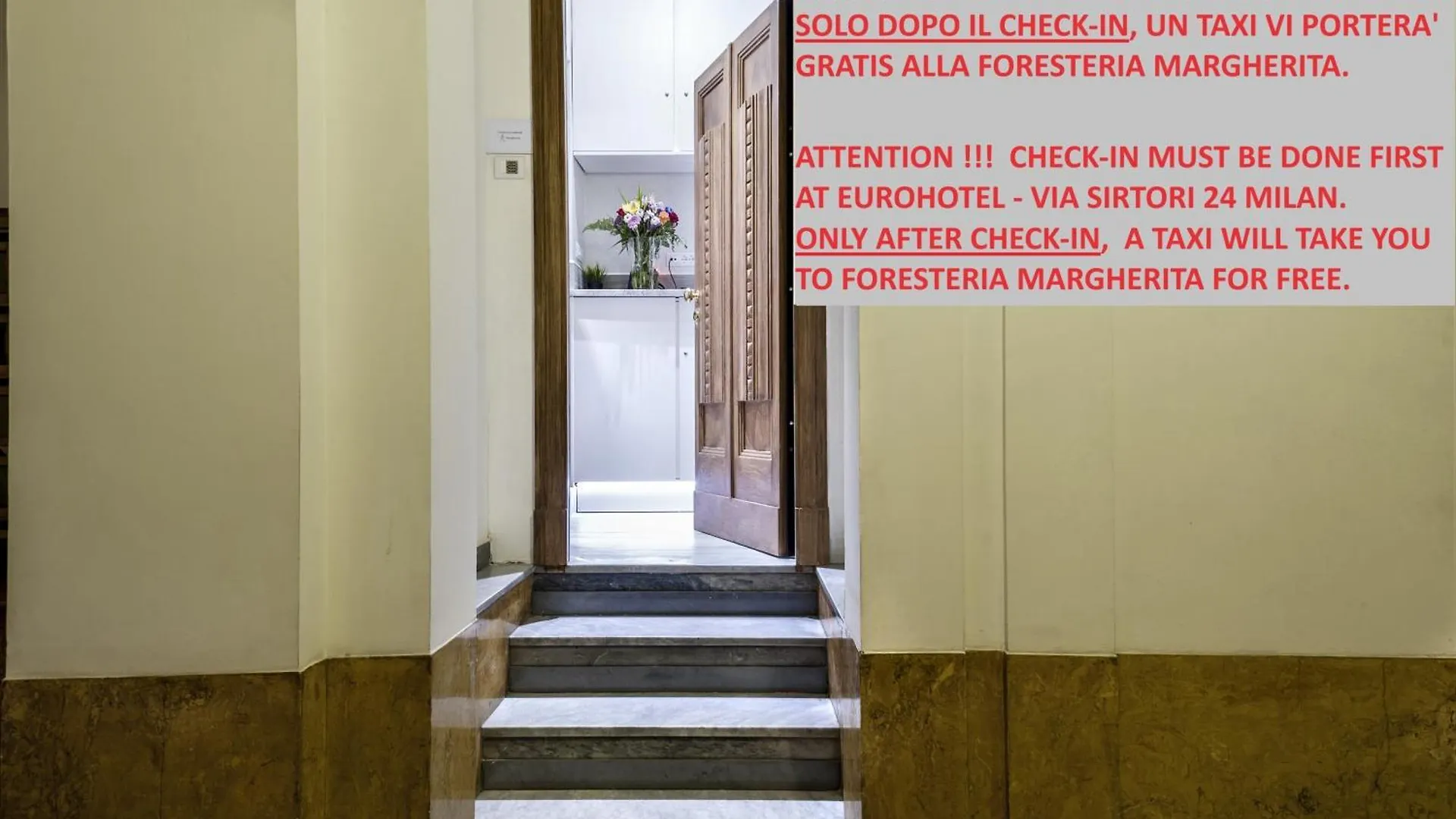 *** בית הארחה Guesthouse Foresteria Margherita Milano איטליה